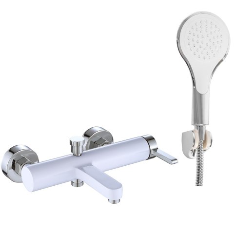 Bath Tap Polo White/Chrome