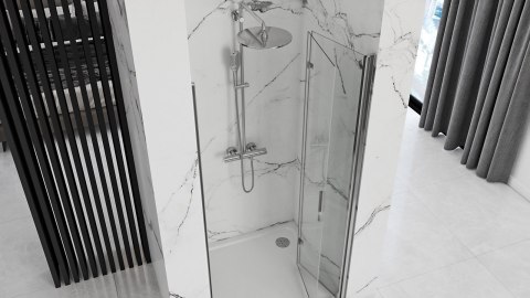 Shower Door Molier Chrome 80 Shower Door Molier Chrome 80