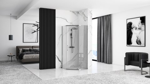 Shower Enclosure Axin Chrome 80x80 Shower Enclosure Axin Chrome 80x80