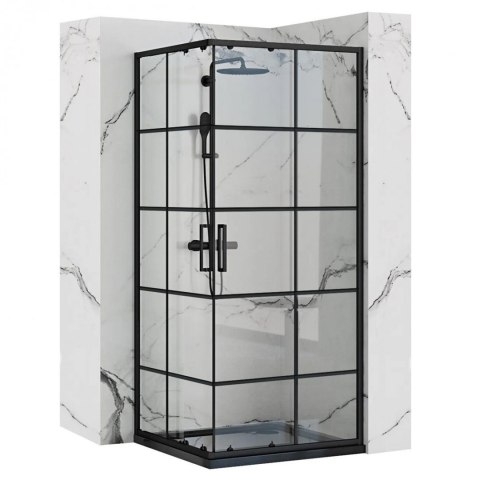 Shower Enclosure Concept Black 80x100
