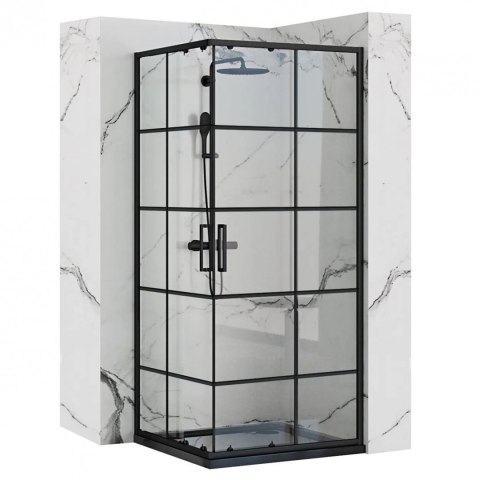 Shower Enclosure Concept Black 80x80