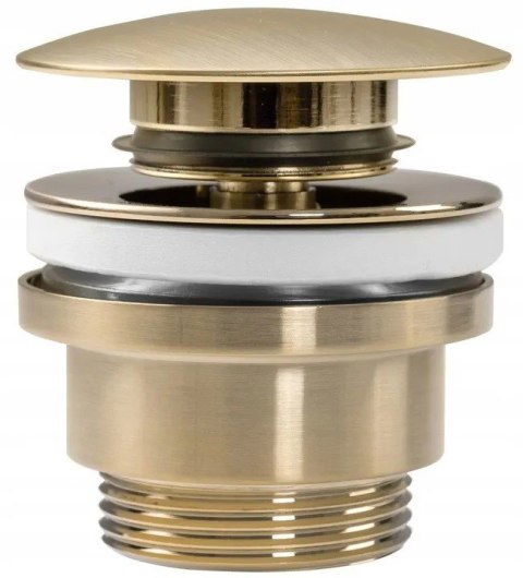 Universal Click-Clack Drain Plug Brushed Gold Universal Click-Clack Drain Plug Brushed Gold