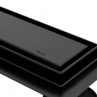 Linear Drain REA PURE NEO PRO Black 50