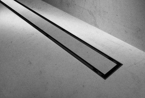 Linear Drain REA PURE NEO PRO Black 50