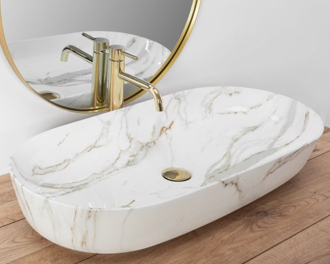 Countertop Basin Rea Cleo 81 Shiny Ajax Countertop Basin Rea Cleo 81 Shiny Ajax