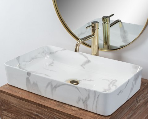 Countertop Basin Rea Denis Marmo Shiny Countertop Basin Rea Denis Marmo Shiny