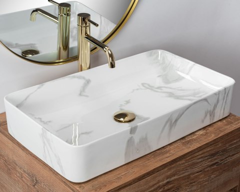 Countertop Basin Rea Denis Marmo Shiny Countertop Basin Rea Denis Marmo Shiny
