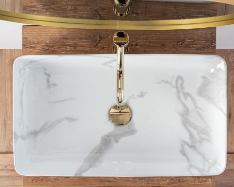Countertop Basin Rea Denis Marmo Shiny Countertop Basin Rea Denis Marmo Shiny