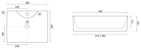 Countertop Basin Rea Kelly Marmo Countertop Basin Rea Kelly Marmo