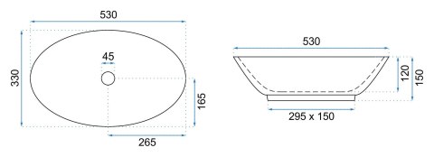Countertop Basin Rea Pamela Shiny Ajax Countertop Basin Rea Pamela Shiny Ajax