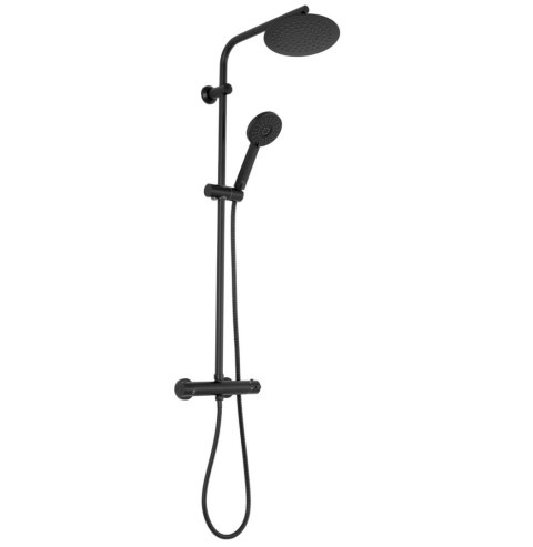 Thermostatic Shower Set REA BLISS Black