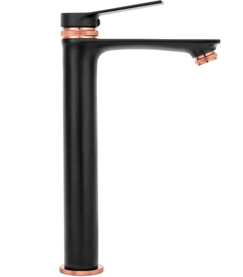 Basin Tap JS-634901-1RGB Viral Black/Rose Gold High Basin Tap JS-634901-1RGB Viral Black/Rose Gold High