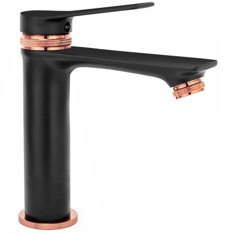Basin Tap JS-634901RGB Viral Black/Rose Gold Low