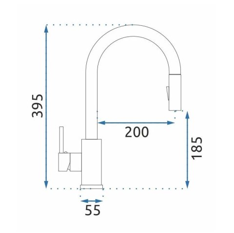 Fresh Kitchen Tap Brushed Nickel