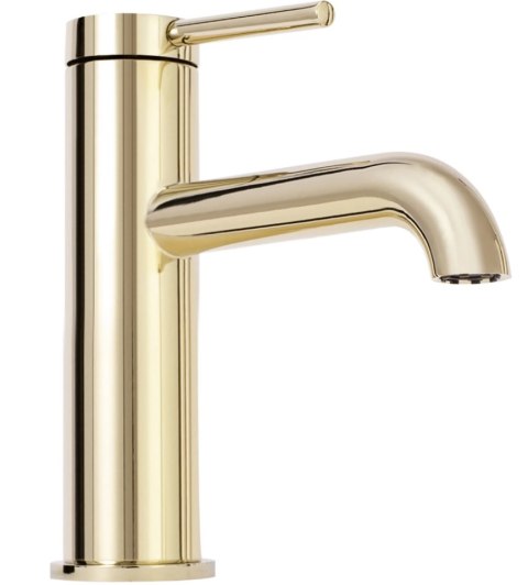 Basin Tap Spot Gold Low Basin Tap Spot Gold Low