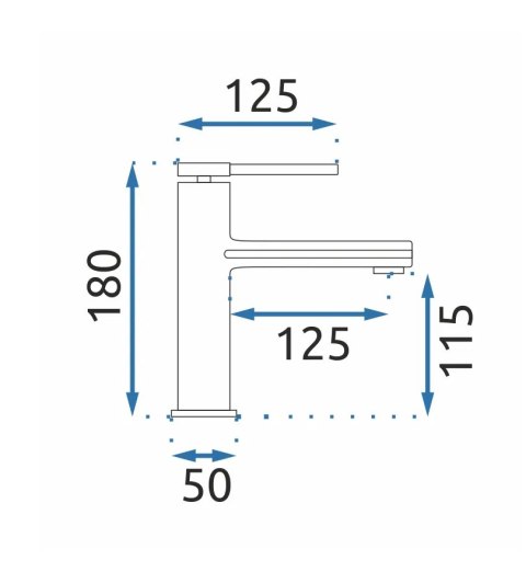 Basin Tap Oval Chrome Low Basin Tap Oval Chrome Low