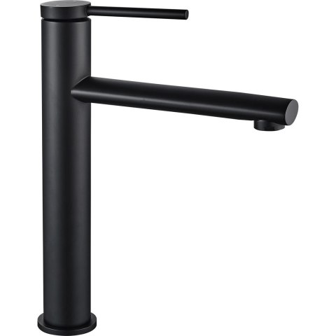 Basin Tap Oval Black High