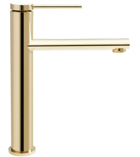 Basin Tap Oval Gold High