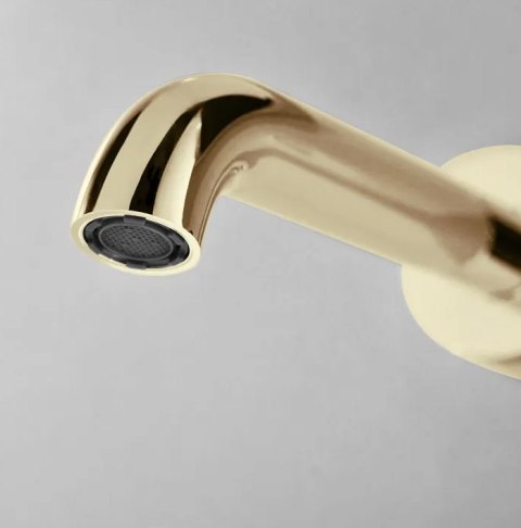 Basin Wall-Mounted Tap Lungo Long Gold + BOX Basin Wall-Mounted Tap Lungo Long Gold + BOX