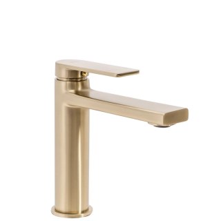Basin Tap Verso Brushed Gold Low-Height