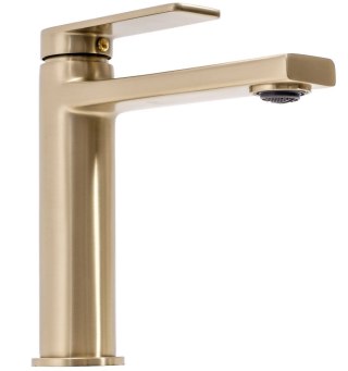 Basin Tap Verso Brushed Gold Low-Height