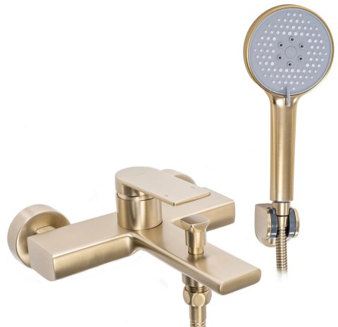 Bath Mixer Verso Brushed Gold