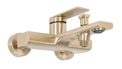 Bath Mixer Verso Brushed Gold