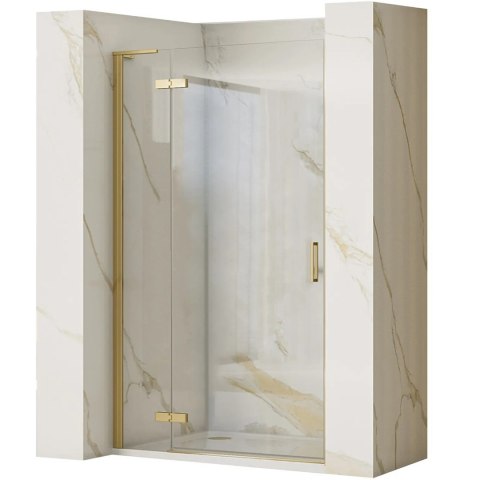 Shower Door Hugo Brush Gold 100