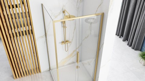Shower Door Rapid Slide Gold 130 Shower Door Rapid Slide Gold 130