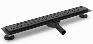 Linear Drain REA GREEK PRO Black 80
