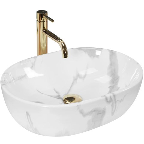 Countertop Basin Rea Amelia Marmo Shiny Countertop Basin Rea Amelia Marmo Shiny