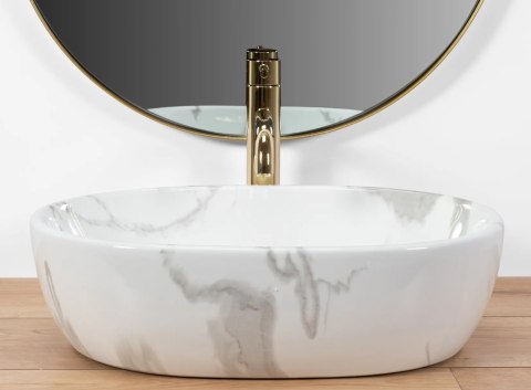 Countertop Basin Rea Amelia Marmo Shiny Countertop Basin Rea Amelia Marmo Shiny