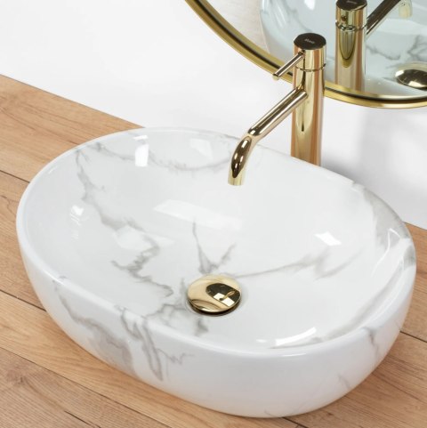 Countertop Basin Rea Amelia Marmo Shiny Countertop Basin Rea Amelia Marmo Shiny