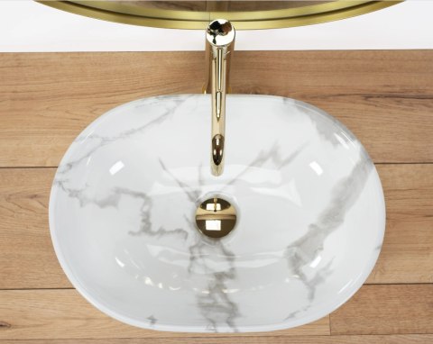 Countertop Basin Rea Amelia Marmo Shiny Countertop Basin Rea Amelia Marmo Shiny