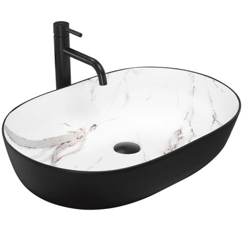Countertop Basin Rea Cleo 61 Black/Ajax Matt Countertop Basin Rea Cleo 61 Black/Ajax Matt