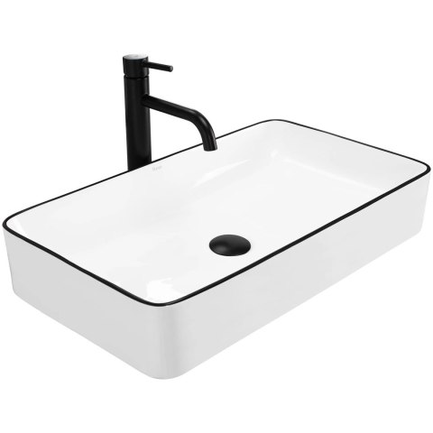 Countertop Basin Rea Denis Black Edge