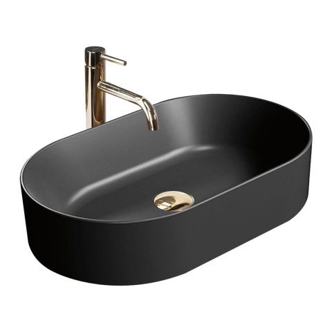 Countertop Basin Rea Nadia 60 Black Matt Countertop Basin Rea Nadia 60 Black Matt