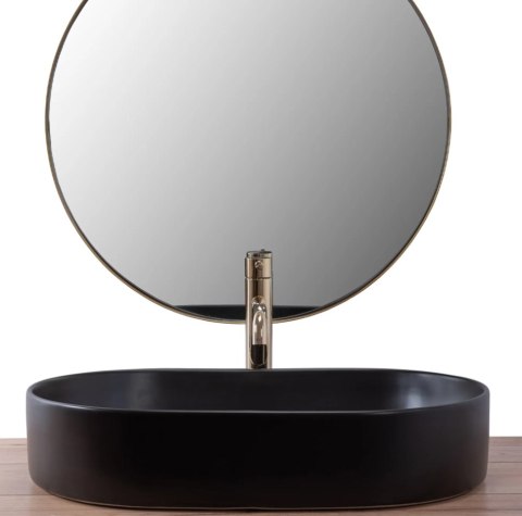 Countertop Basin Rea Nadia 60 Black Matt Countertop Basin Rea Nadia 60 Black Matt