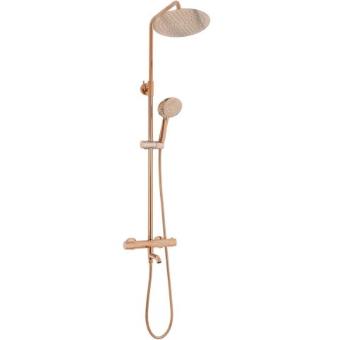 Thermostatic Shower Set REA Lungo Rose Gold