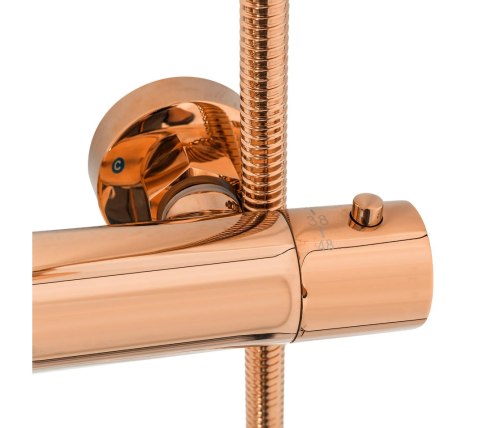 Thermostatic Shower Set REA Lungo Rose Gold