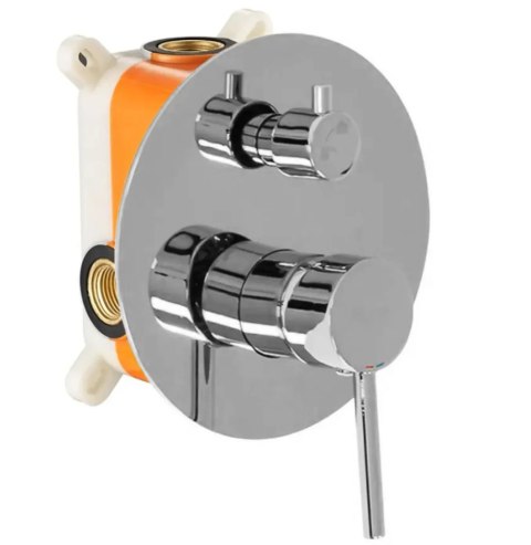 Concealed Bath and Shower Set REA Lungo Chrome + BOX Concealed Bath and Shower Set REA Lungo Chrome + BOX