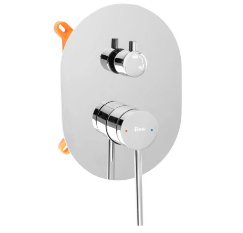 Shower Set REA OVAL Chrome + BOX