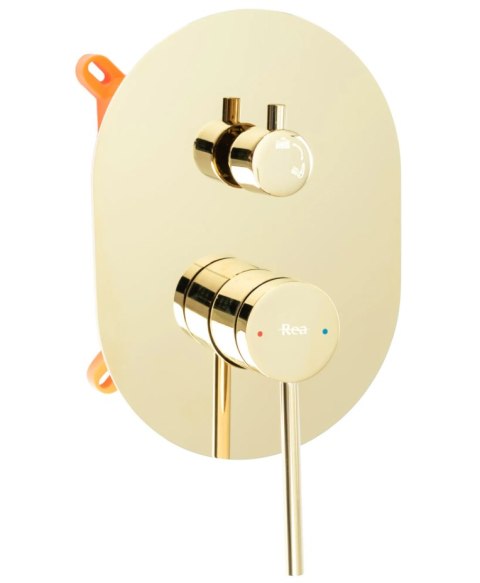 Shower Set REA OVAL Gold + BOX Shower Set REA OVAL Gold + BOX