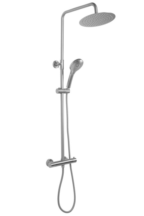 Thermostatic Shower Set REA VINCENT Brushed Nickel INOX