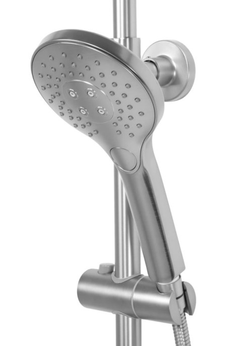 Thermostatic Shower Set REA VINCENT Brushed Nickel INOX