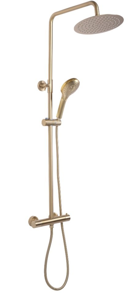Thermostatic Shower Set REA VINCENT Brushed Gold