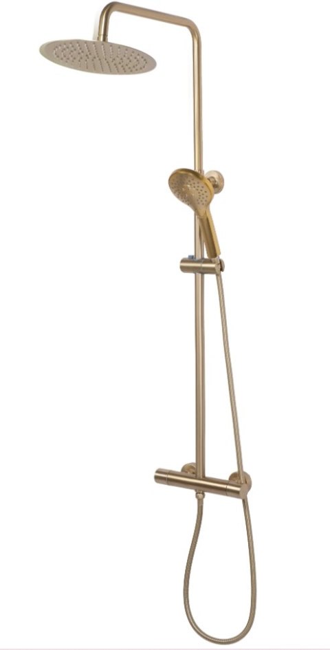 Thermostatic Shower Set REA VINCENT Brushed Gold