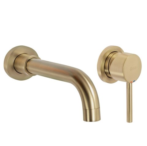 Basin Tap Concealed Lungo Long Brushed Gold + BOX