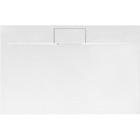 Shower Tray Bazalt Long White 80x120