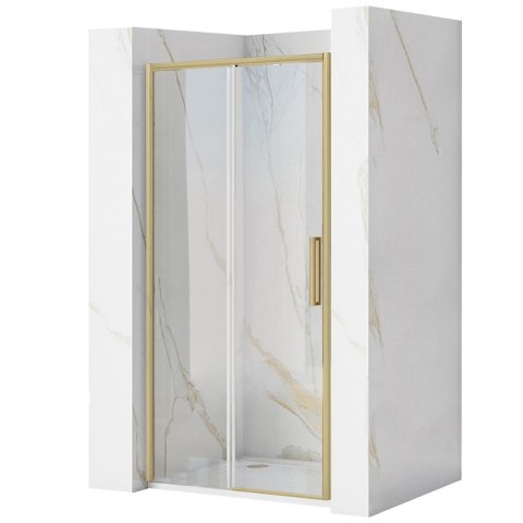 Shower Door Rapid Slide Brush Gold 100